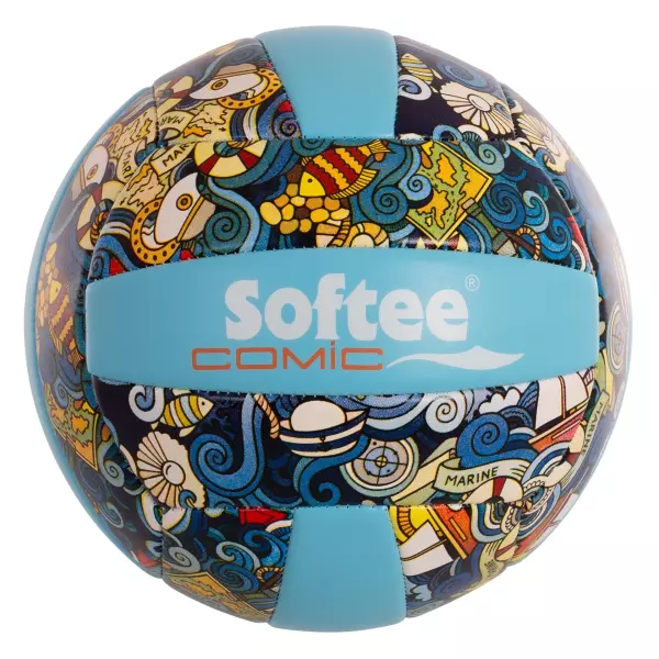 BALÓN VOLEIBOL SOFTEE COMIC TALLA 5