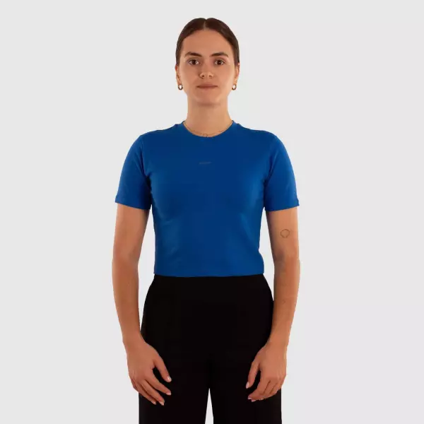 CROP TOP SQUBA AQUA camiseta