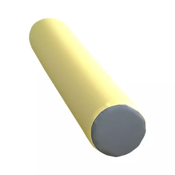 FIGURA CILINDRO 120X30 CM     AMARILLO/GRIS