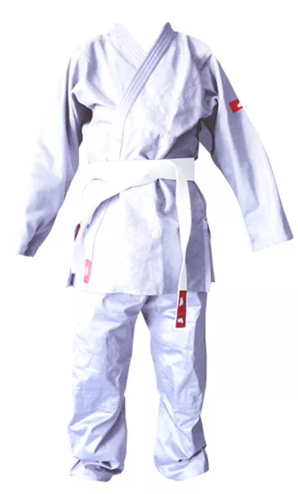 JUDOGI YOSIHIRO -KIMONO JUDO- 100% ALG. -INCL. CINTURON BLANCO- - 000/110C, BLANCO#