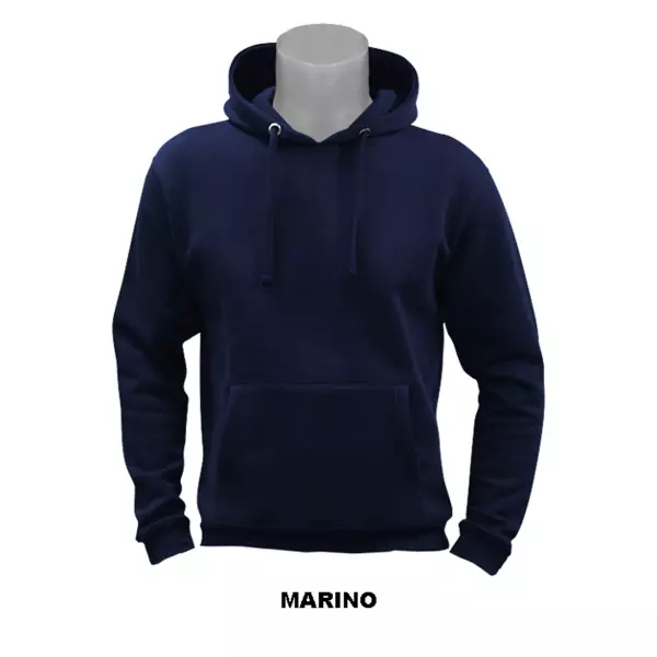 SUDADERA C/CAPUCHA FLEX - S, MARINO