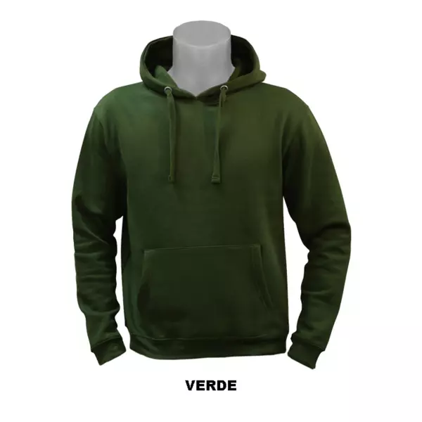 SUDADERA C/CAPUCHA FLEX - L, VERDE