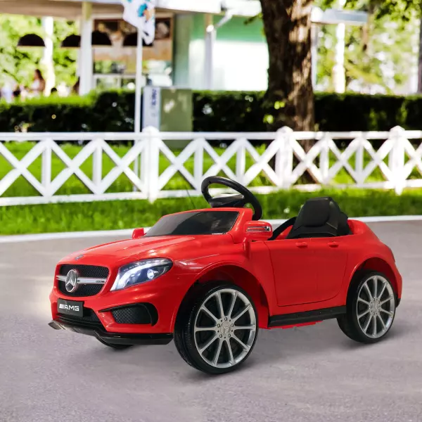 Coche Eléctrico para Niño de 3 Años Automóviles Infantiles Mercedes Benz GLA con Mando a Distancia MP3 USB Carga 30kg 100x58x46cm Rojo