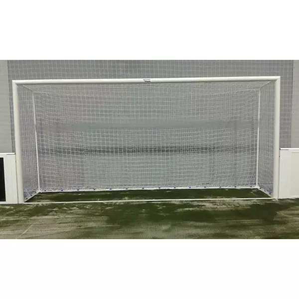JUEGO PORTERIAS FUTBOL INDOOR METALICAS TRASLADABLES TUBO 100 MM#