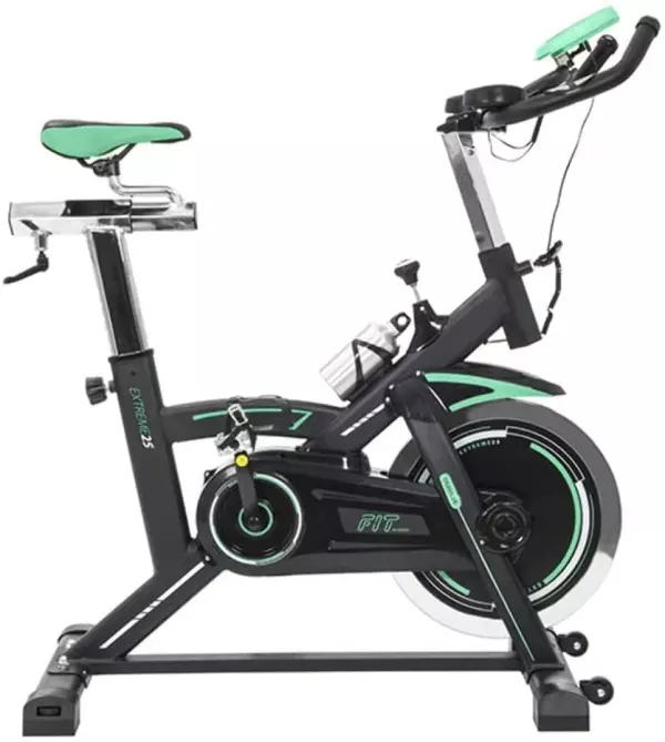 BICICLETA SPINNING INDOOR ESXTREME 25 KILOS DE VOLANTE DE INERCIA PORTES GRATIS