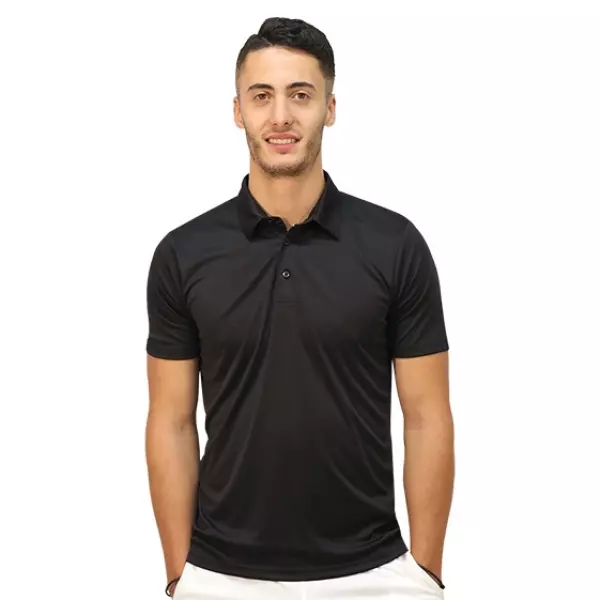 POLO SOFTEE PROPULSION INFANTIL - 8 AÑOS, NEGRO