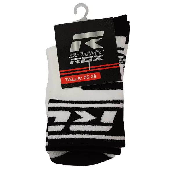 CALCETIN ROX R- RUNNING STEP MEDIA CAÑA - 39-42, BLANCO
