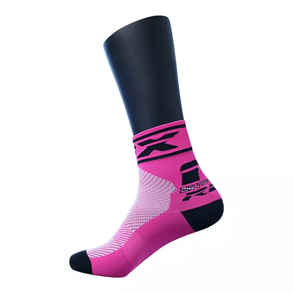 CALCETIN ROX R- RUNNING STEP MEDIA CAÑA - 43-46, ROSA FLUOR