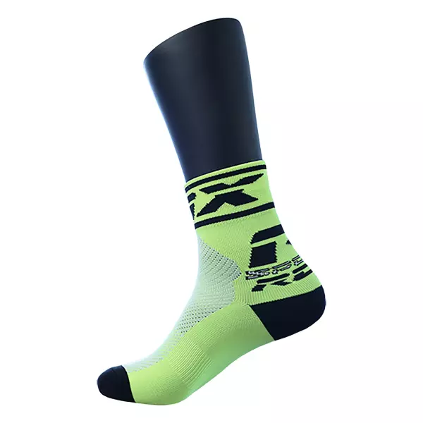 CALCETIN ROX R- RUNNING STEP MEDIA CAÑA - 35-38, AMARILLO FLUOR