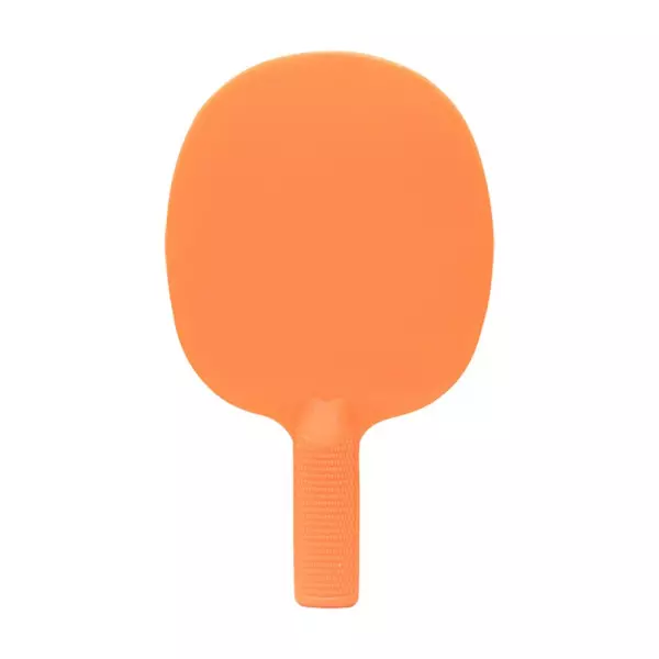 PALA PING PONG PVC - UNICA, NARANJA FLUOR
