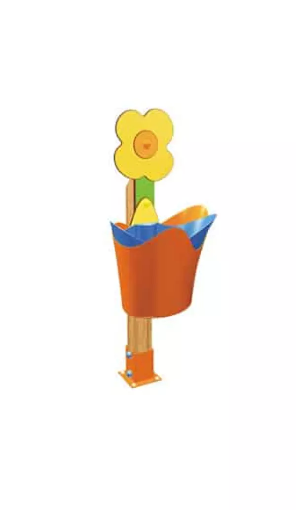 Papelera infantil Flor