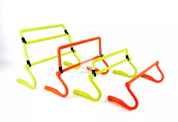 Vallas de entrenamiento 4 alturas con bolso. Pack 6 uds.