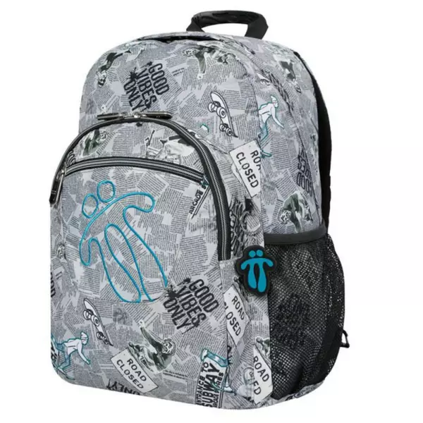 MOCHILA ESCOLAR ADAPTABLE CARRO TOTTO ACUARELES MA04ECO021-2010N-1Y6