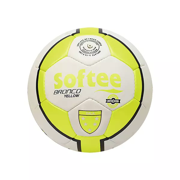 BALON SOFTEE BRONCO LIMITED EDITION - SALA 62, AMARILLO FLUOR FUTBOL