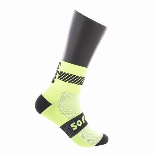 CALCETIN SOFTEE WALK MEDIA CAÑA - AMARILLO FLUOR, 39-42