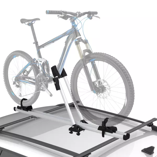 Portabicicletas de Techo para Vehículo Soporte para Bicicletas con Brazo de Pinza Ángulo Ajustable de 0-180 Grados 132x21x66 cm