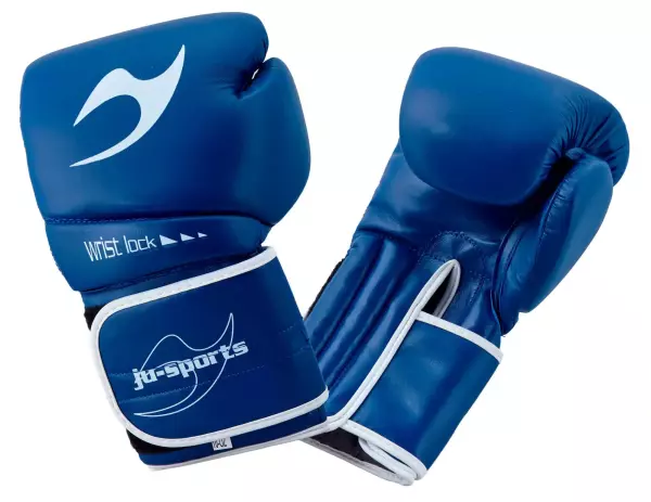 GUANTES C16 "COMPETITOR PRO" 10 OZ PU AZUL JUSPORTS