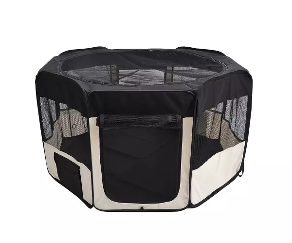 Parque Mascotas Plegable 2 Medida Juego Entrenamiento Dormitorio Perro Cachorros