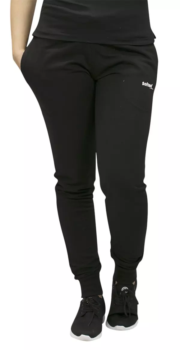 PANTALON ALGODON SOFTEE DETROIT ADULTO - L, NEGRO
