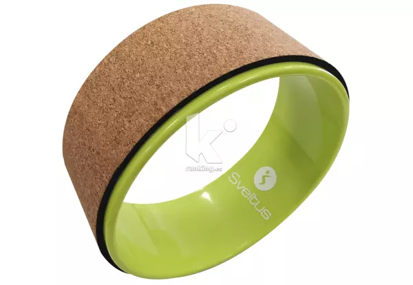 RUEDA PARA YOGA, CORCHO SVELTUS 32 cm