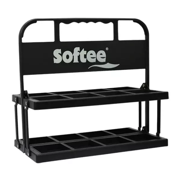 PORTABOTELLAS PLEGABLE PARA 8 BOTELLAS 750 ML - NEGRO, 8 BTLL