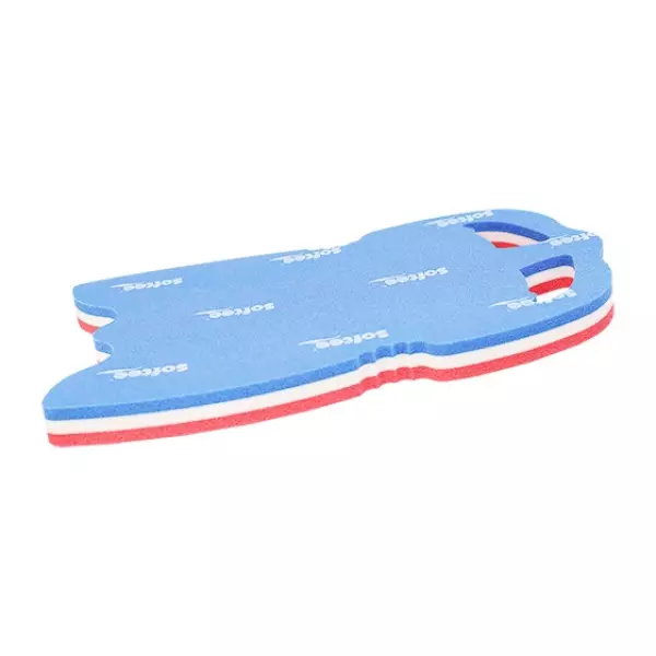 TABLA DE NATACION GRANDE CON VENTANAS TIBURON - GRANDE, ROJO/BLANCO/AZUL