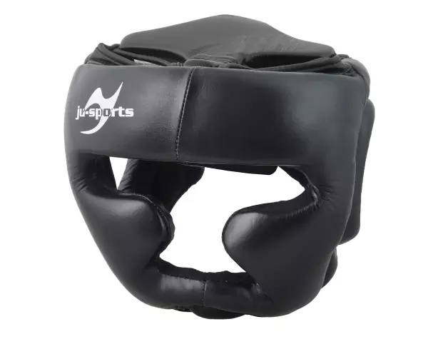 CASCO CERRADO NEGRO BOXEO