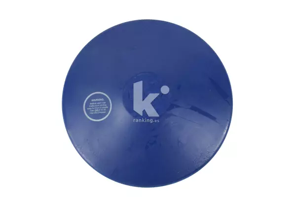 Disco caucho para Interior - 1,25 Kg. Ø18,5 cm. Azul  Ref: 66003