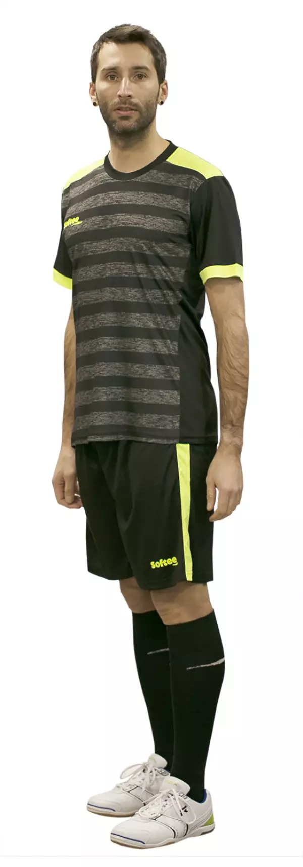 SET SOFTEE LEADER ADULTO - GRIS/NEGRO, M
