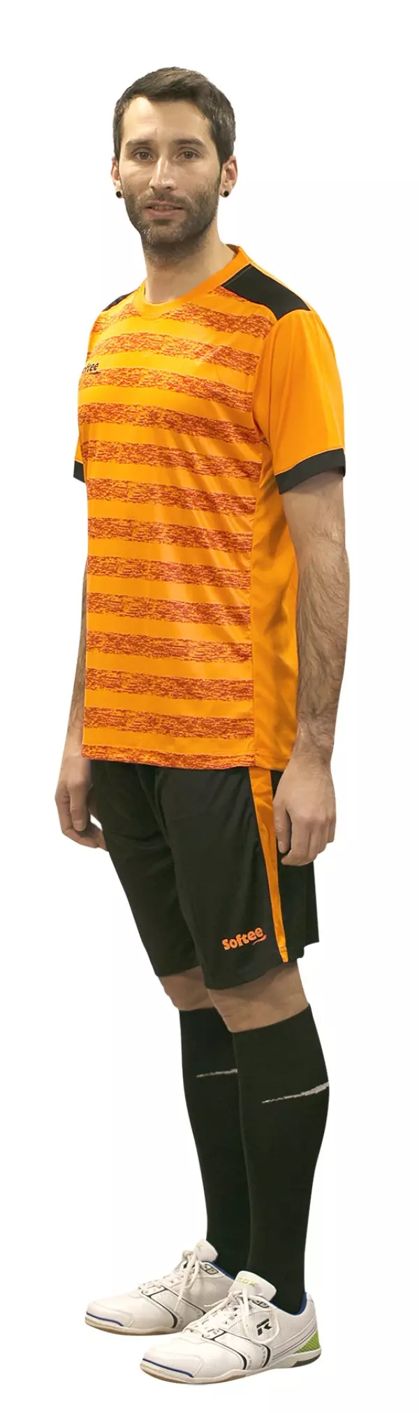 SET  LEADER INFANTIL - NARANJA/NEGRO, 12 AÑOS