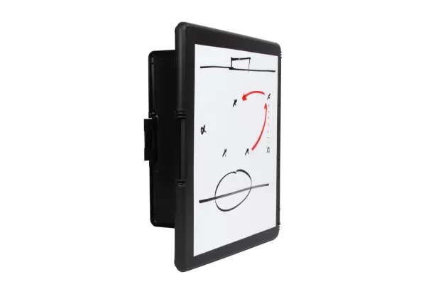 Carpeta rigida de almacenaje con pizarra blanca. Negro WATERPOLO 32 x 24 cm.