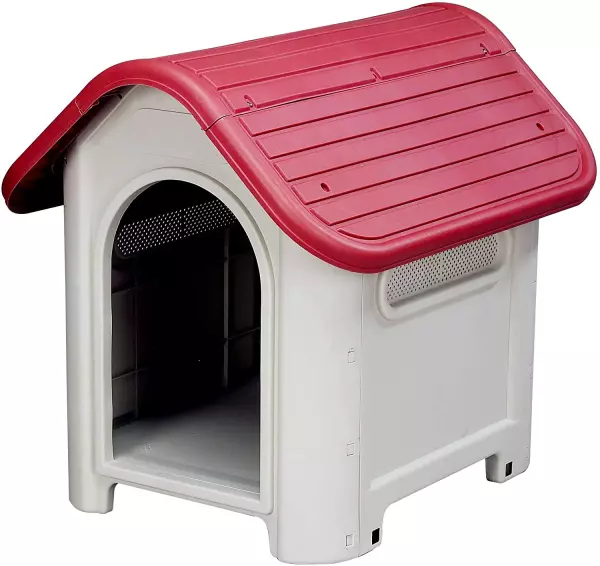 Gardiun Kira Resina Caseta de Perro, Rojo PREGUNTAR STOCK#