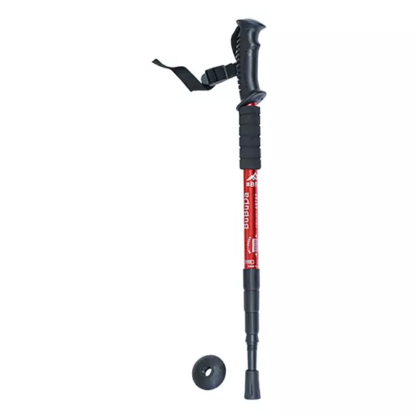 BASTON DE TREKKING BBD 1.0 -UNIDAD- - ROJO,