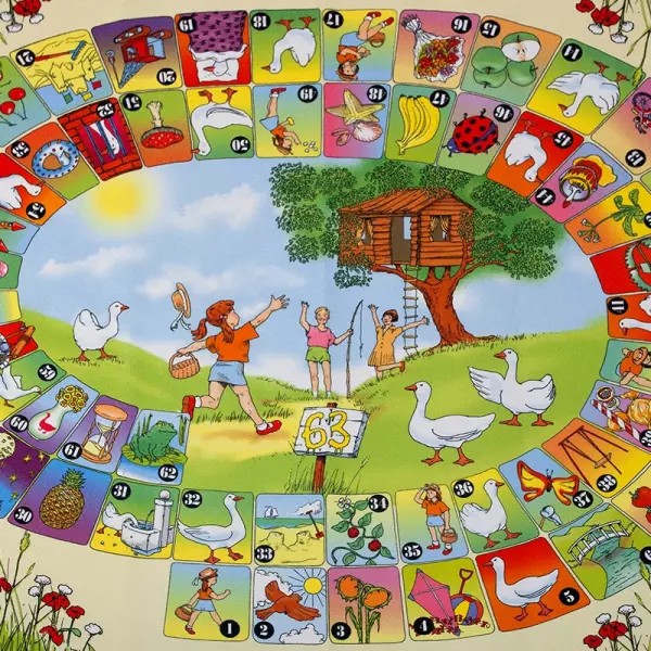 Tapiz del juego de la oca