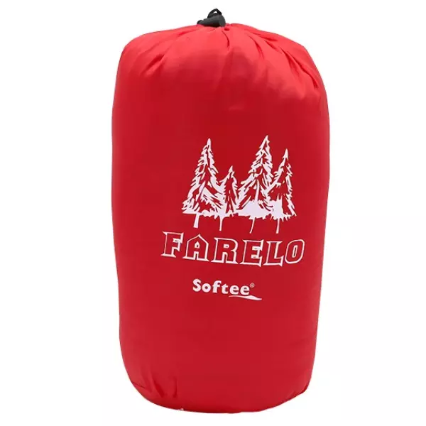 SACO DE DORMIR TRANSFORMABLE SOFTEE 'FARELO' - ROJO, 180X75CM