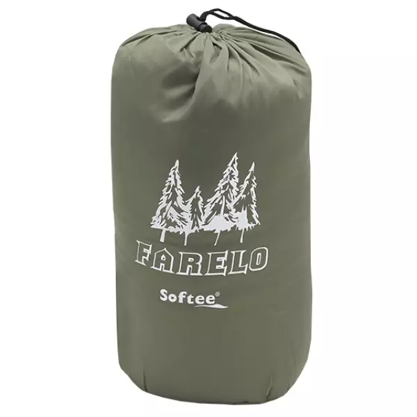 SACO DE DORMIR TRANSFORMABLE SOFTEE 'FARELO' - VERDE, 180X75CM#