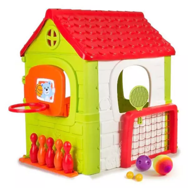 Casa Feber Multiactividades House 6 en 1CASITA INFANTIL 233X133X124 CM