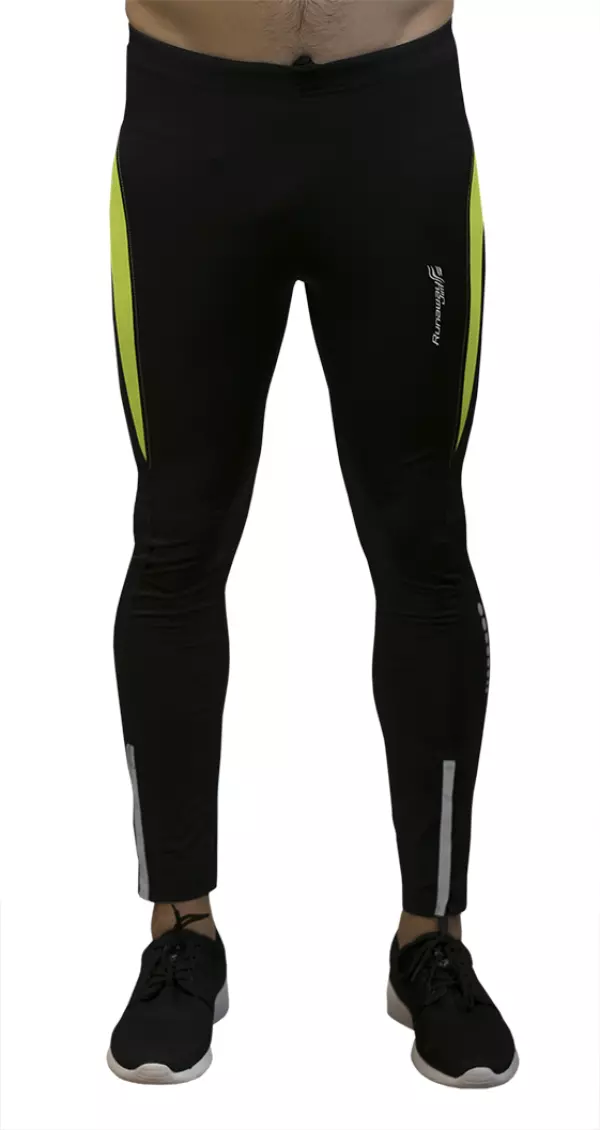 MALLA RUNNING LARGA RUNAWAY JIM BIKILA INFANTIL - NEGRO, 10 AÑOS#