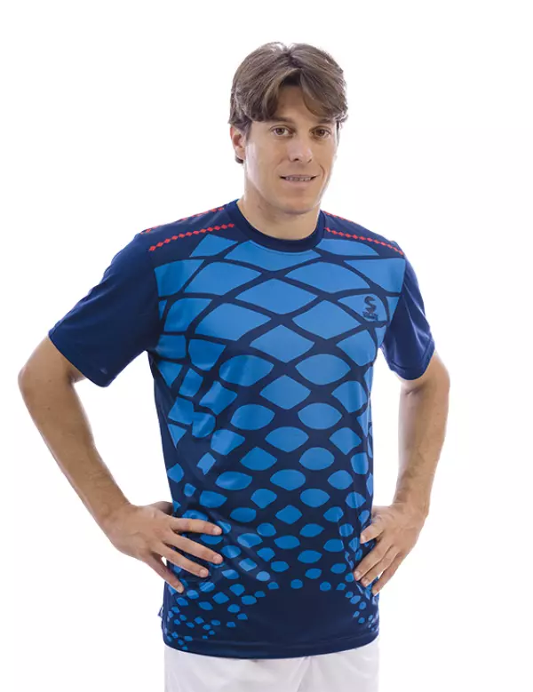 CAMISETA PADEL SOFTEE CLUB PRINT ADULTO - XL, AZUL#