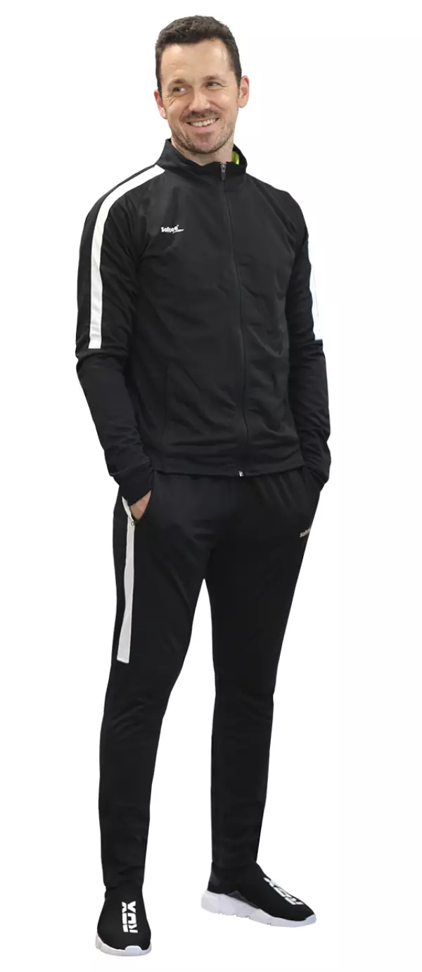 CHANDAL SOFTEE TEAM  ADULTO - S, NEGRO/BLANCO