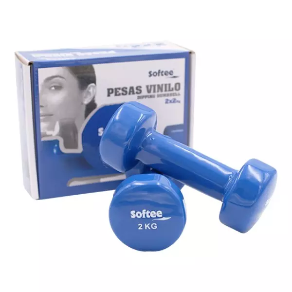 JUEGO PESAS VINILO SOFTEE - 0.5 KG, AZUL PREGUNTAR STOCK MANCUERNAS