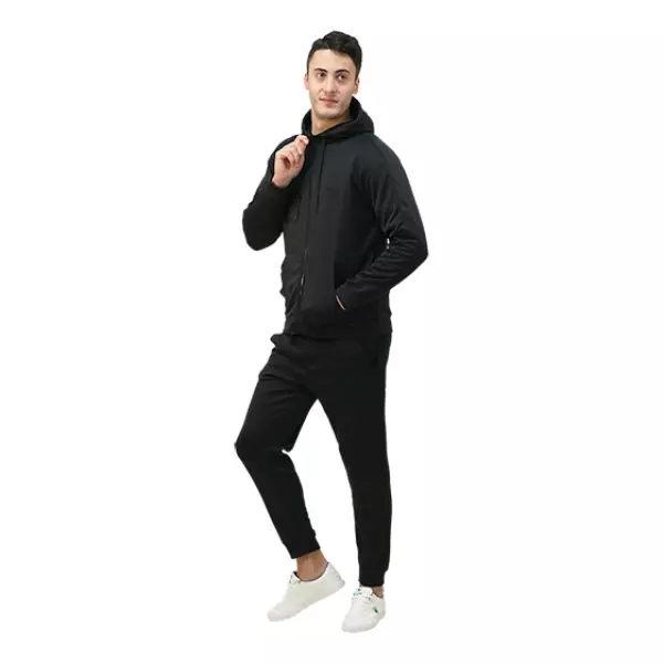 CHAQUETA CREMALLERA SOFTEE ELEGANT ADULTO - XL, NEGRO