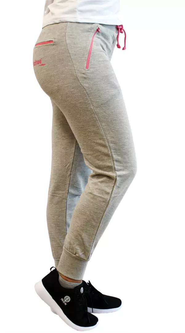 PANTALON SOFTEE PRIX MUJER - GRIS/ROSA, M