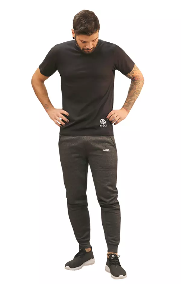 PANTALON SOFTEE CARBON INFANTIL - GRIS VIGORE, 6 AÑOS