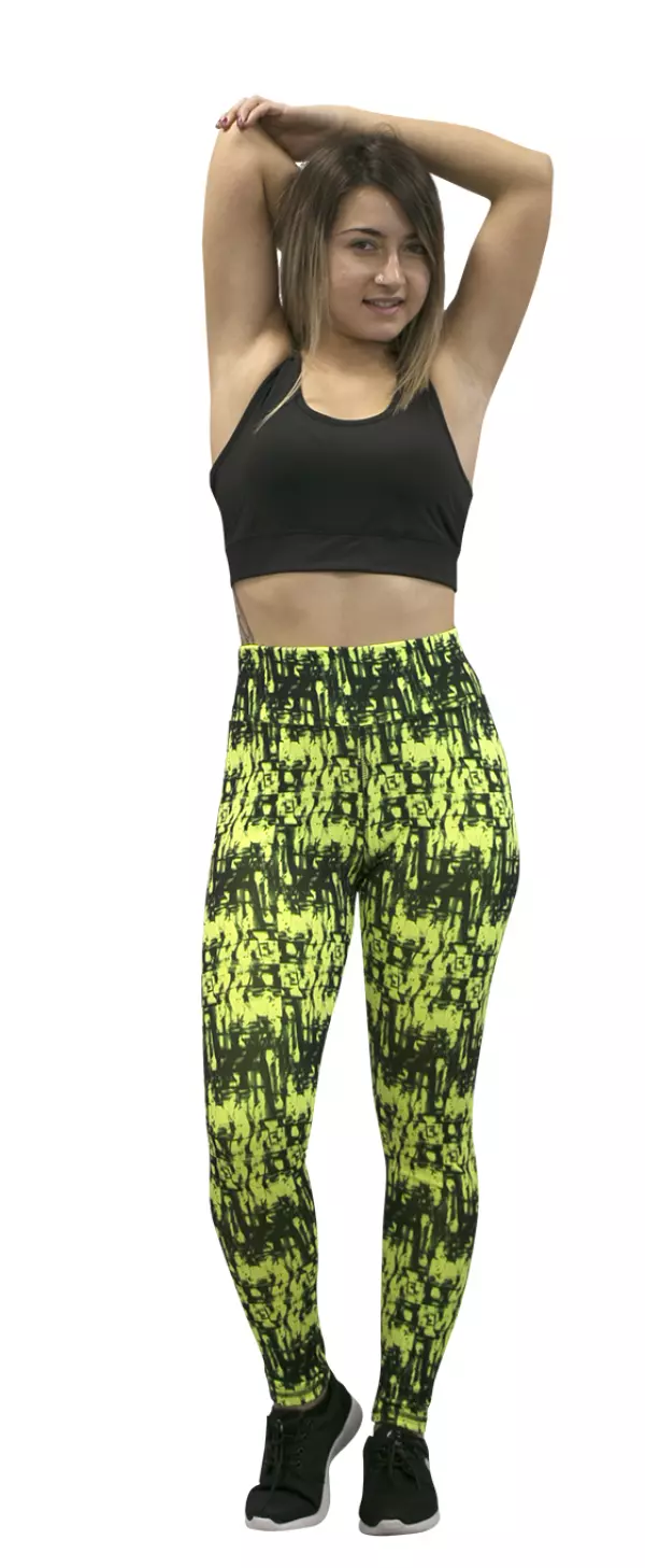 LEGGING SOFTEE FIT MILANO - AMARILLO FLUOR, L