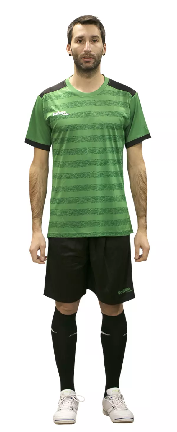 SET SOFTEE LEADER INFANTIL - 10 AÑOS, VERDE/NEGRO