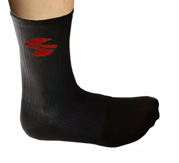 PAR CALCETIN ALTO SOFTEE PADEL - 43-46, NEGRO