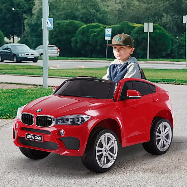 Coche Eléctrico Niño BMW X6M 3 Años+ Control Remoto con Música y Luz Apertura de Puerta PREGUNTAR STOCK