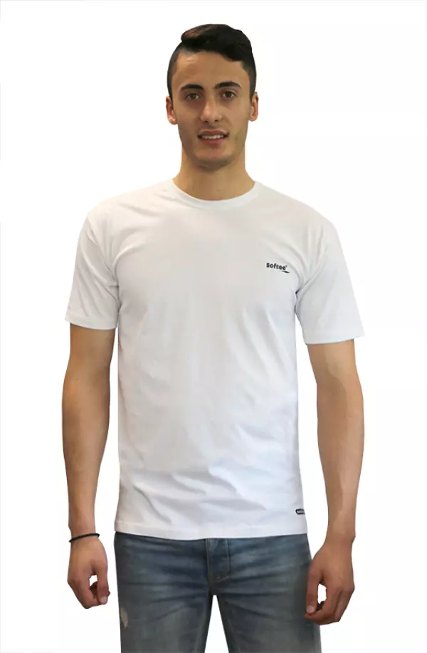 CAMISETA SOFTEE FIT BASIC - 3XL, BLANCO#