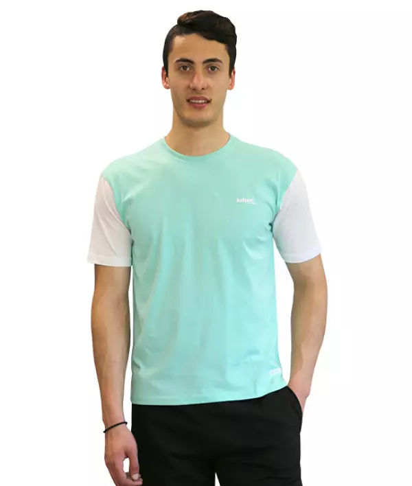 CAMISETA SOFTEE FIT LIGHT - S, VERDE/BLANCO#